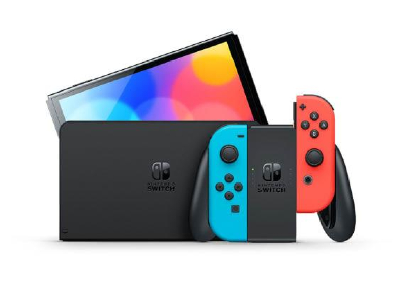 Nintendo Switch OLED - Czerwony / Niebieski